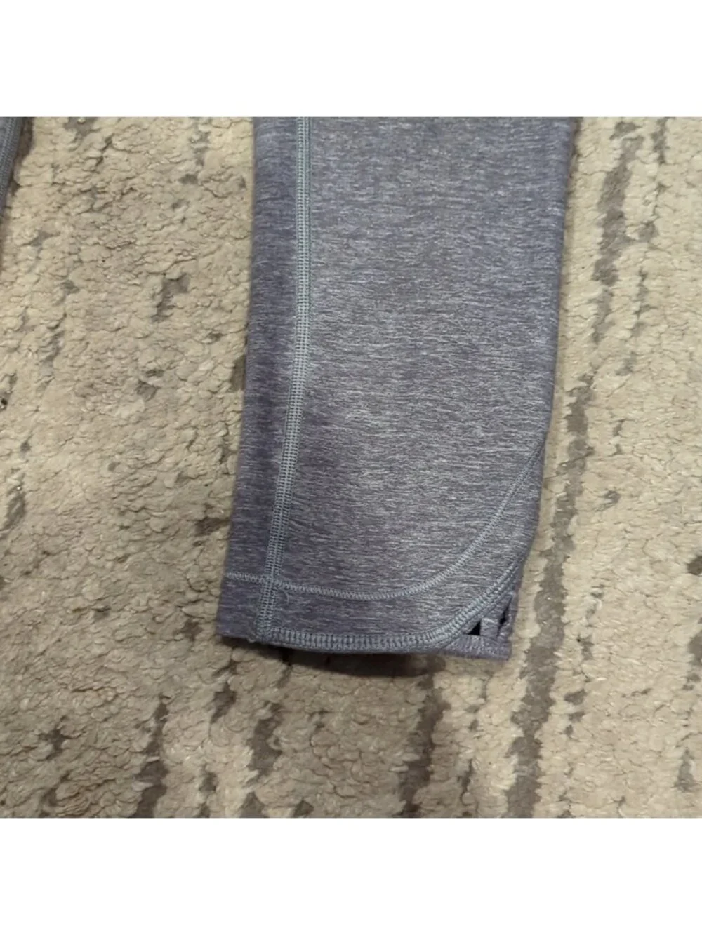 Lululemon True Self Crop Heathered Slate
